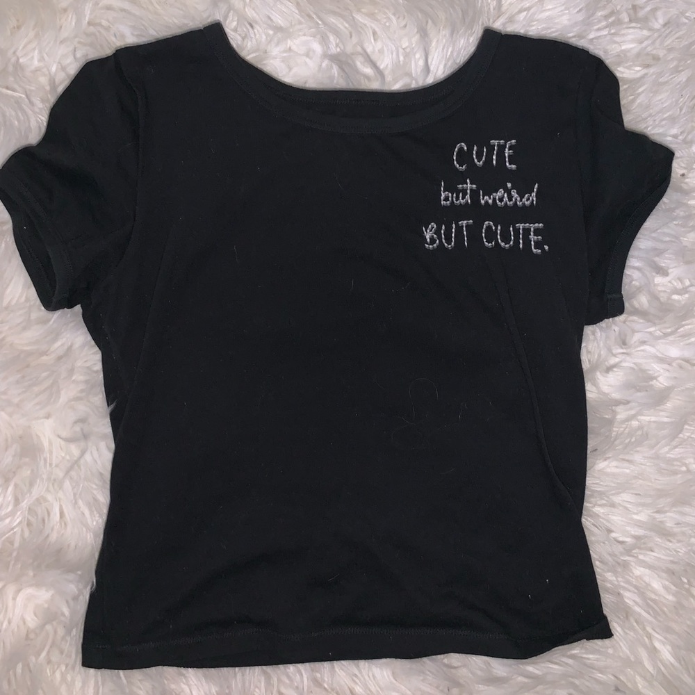 black hollister tee shirt !